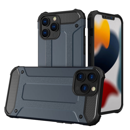 Калъф Hybrid Armor за iPhone 13 Pro Max син