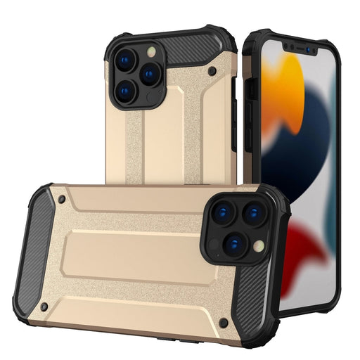 Калъф Hybrid Armor за iPhone 13 Pro златист