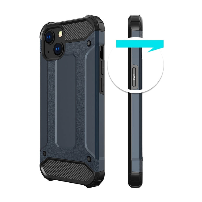 Калъф Hybrid Armor за iPhone 13 син