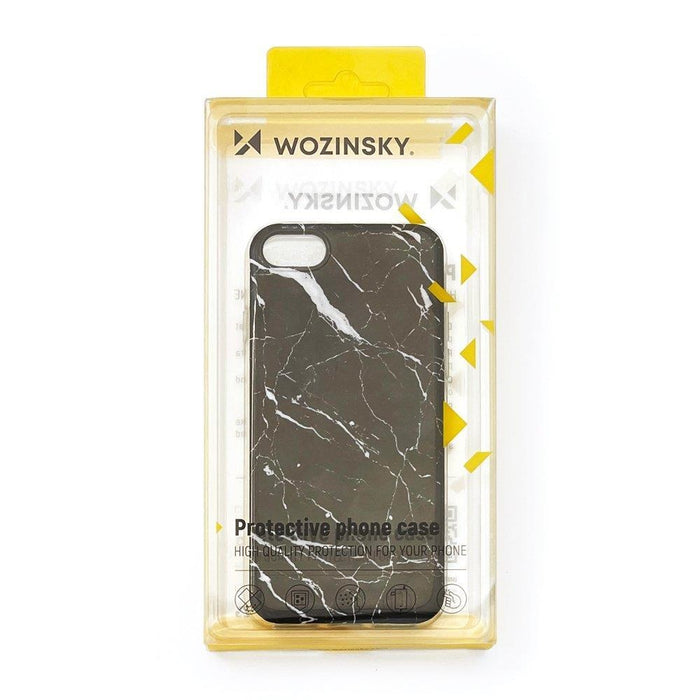 Калъф Wozinsky Marble TPU за iPhone 13 Pro черен