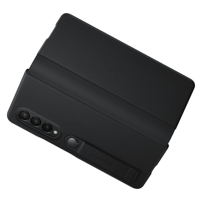 Калъф Samsung Leather Flip Cover за Galaxy Z Fold3 Black