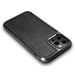 Калъф iCarer Leather Oil Wax ALI1205 - BK за iPhone