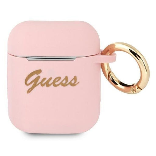 Калъф Guess GUA2SSSI Vintage Script за Apple AirPods
