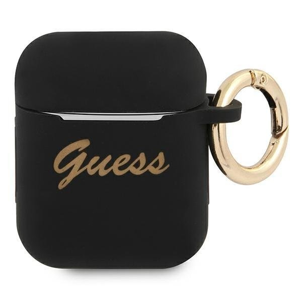 Калъф Guess GUA2SSSK Vintage Script за Apple AirPods