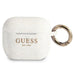 Калъф Guess Glitter Printed Logo за Apple AirPods 3 White