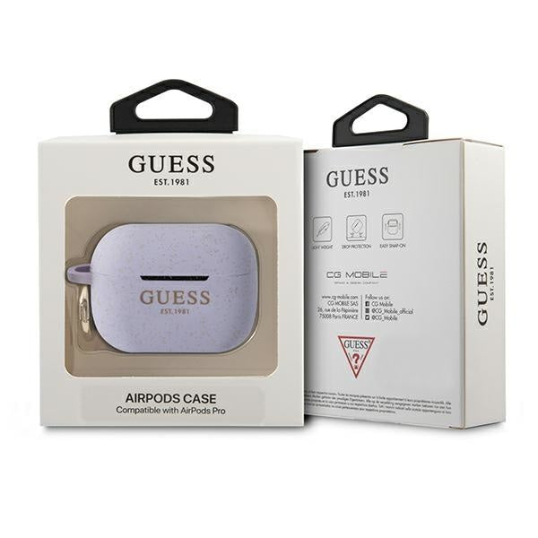 Калъф Guess GUAPSGGEU Silicone Glitter за Apple