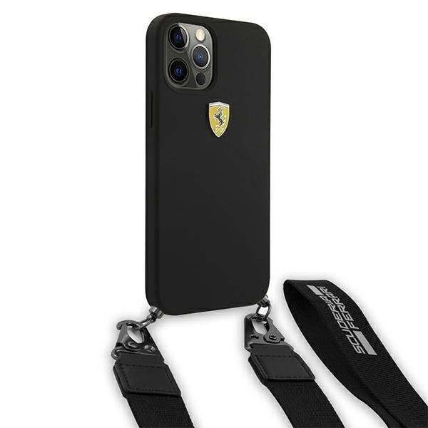 Калъф Ferrari FESTRAHCP12MBK On Track Silicone за