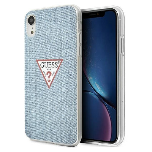 Кейс Guess Jeans Collection за Apple iPhone XR Син