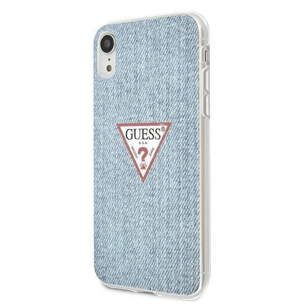 Кейс Guess Jeans Collection за Apple iPhone XR Син