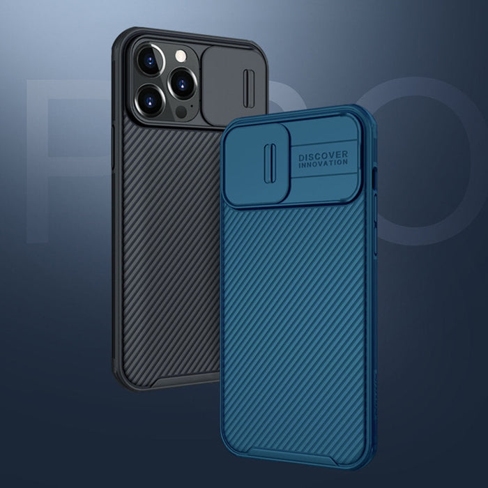 Гръб Nillkin CamShield Pro Magnetic за iPhone 13 Мax Син