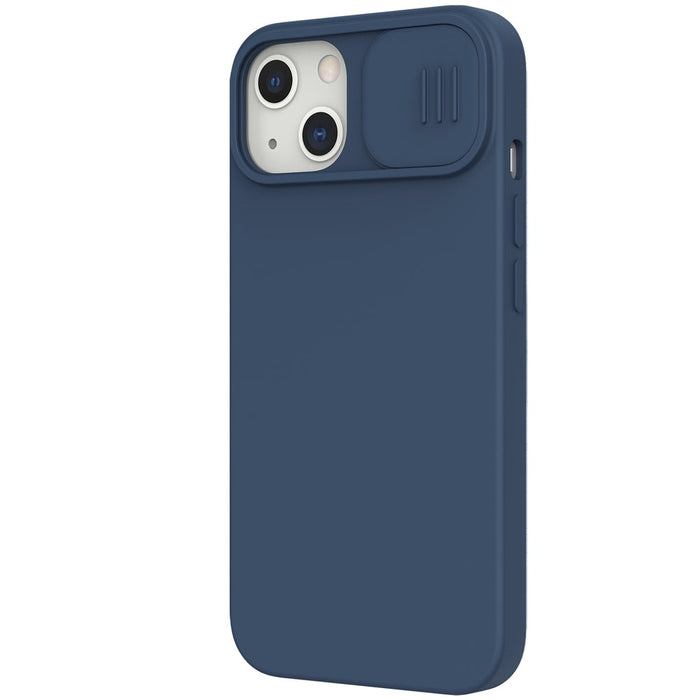 Калъф Nillkin CamShield Silky Silicone за iPhone 13 син