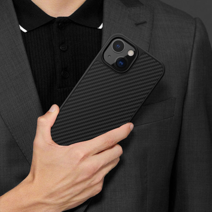 Гръб Nillkin Synthetic Fiber Case за Iphone 13 mini Черен