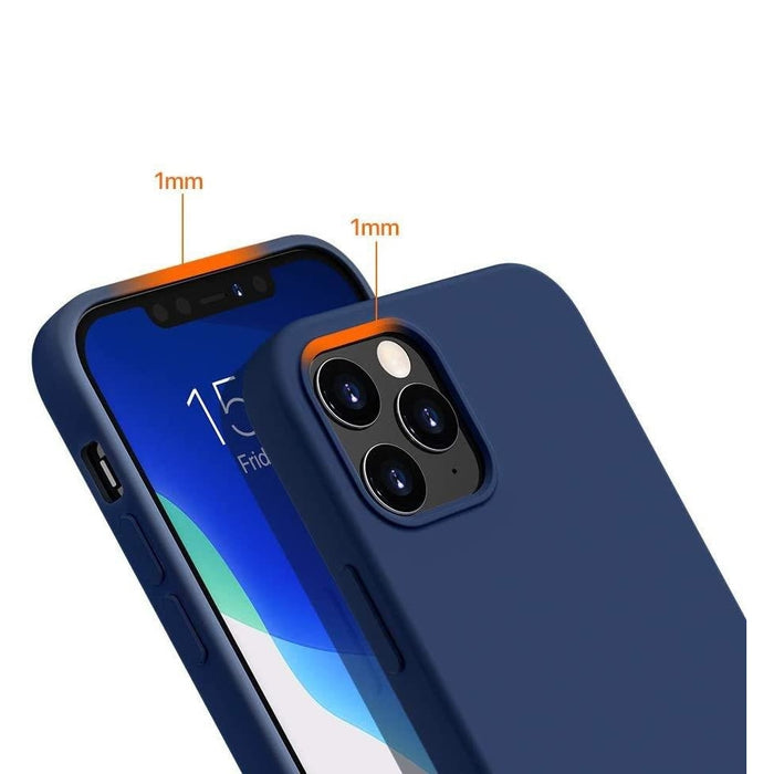 Силиконов мен протектор HQWear за Apple iPhone 13 Син