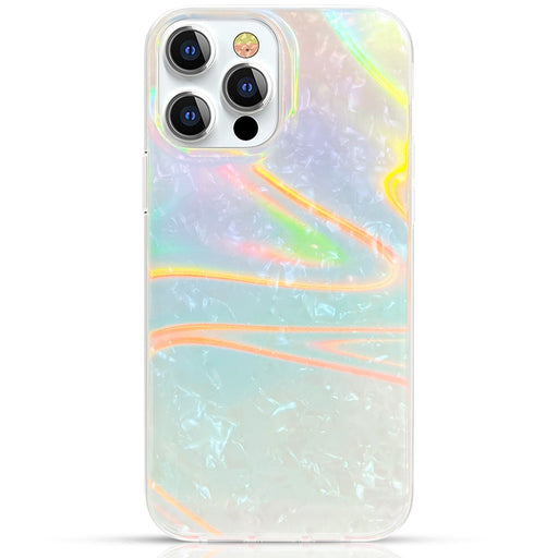 Калъф Kingxbar Shell Series за iPhone 13 перлен син
