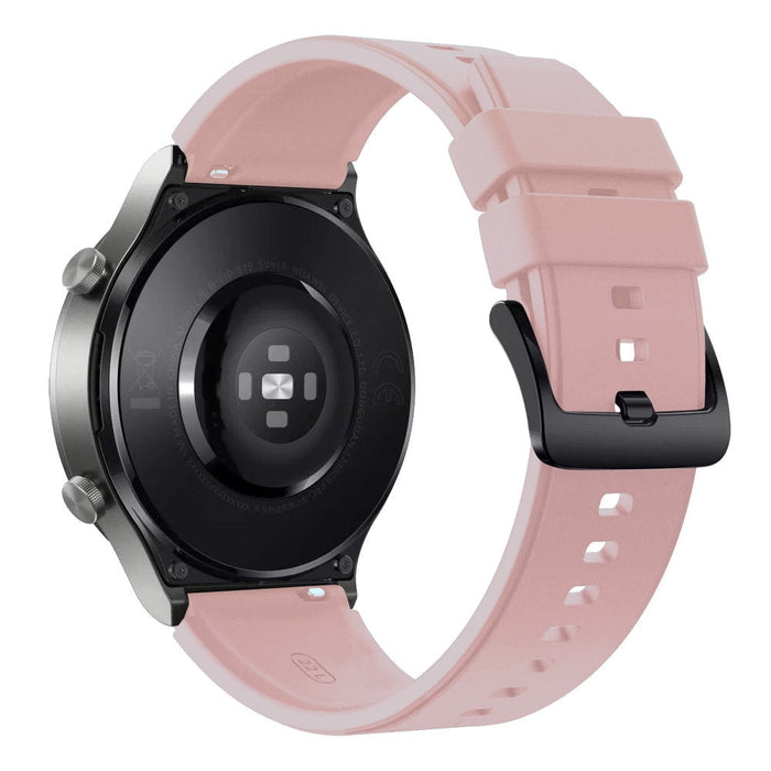Силиконова каишка за Huawei Watch GT / GT2 Pro розова