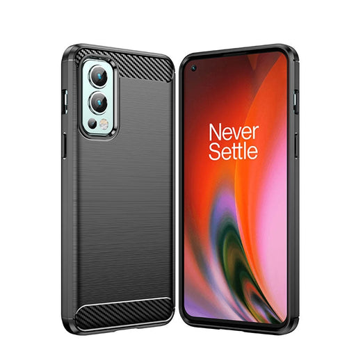 Carbon Case Гъвкав Кейс за OnePlus Nord 2 5G black