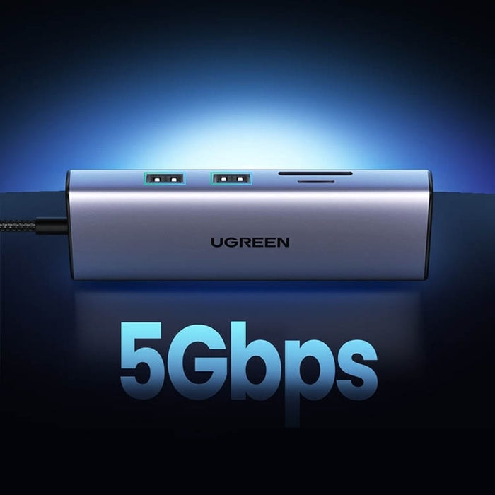 Ugreen 9в1 мултифункционален HUB USB Type