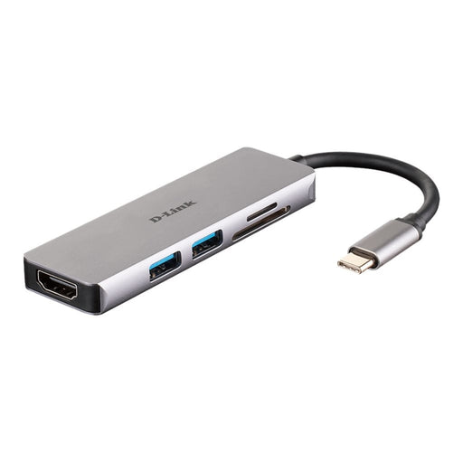 Хъб D - LINK USB - C 5 - port USB 3.0 hub with HDMI and