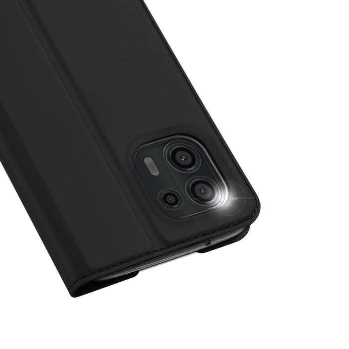 Флип кейс DUX DUCIS Skin Pro за Motorola Moto Edge 20 Lite, Черен