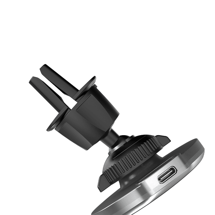 Поставка Dudao F13XS, за кола, безжично зареждане, 15W, Qi MagSafe съвместим, магнитна, за вентилационен отвор, черен