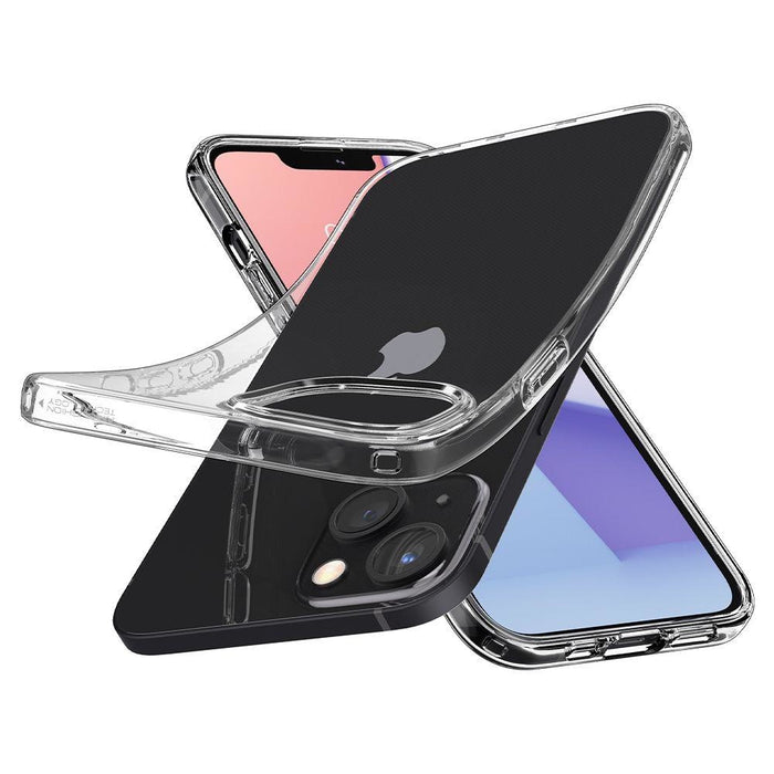 Калъф Spigen Liquid Crystal за iPhone 13 mini прозрачен
