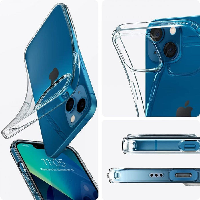 Калъф Spigen Liquid Crystal за iPhone 13 mini прозрачен