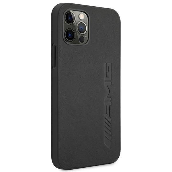 Кейс Mercedes AMG  за iPhone 12 Pro Max, 6.7", Черен