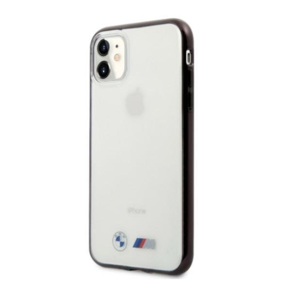 Калъф BMW BMHCN61MBTOK Sandblast, за Apple iPhone 11, прозрачен