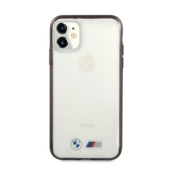 Калъф BMW BMHCN61MBTOK Sandblast, за Apple iPhone 11, прозрачен