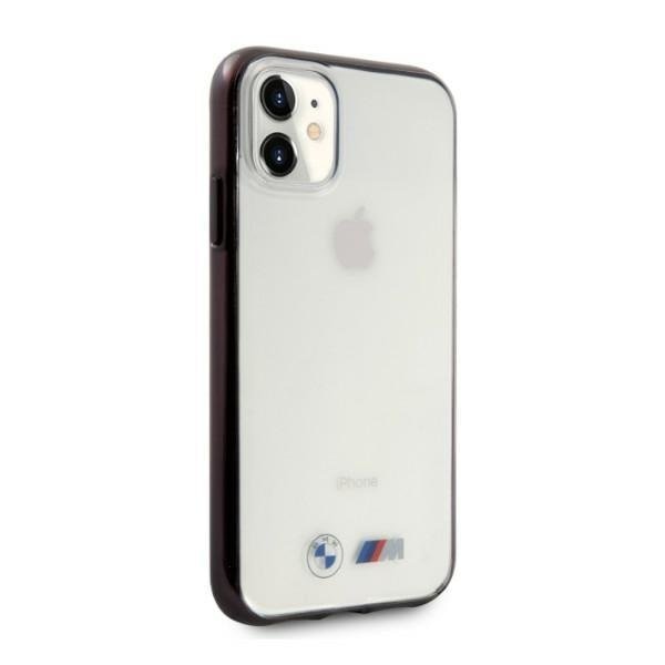 Калъф BMW BMHCN61MBTOK Sandblast, за Apple iPhone 11, прозрачен
