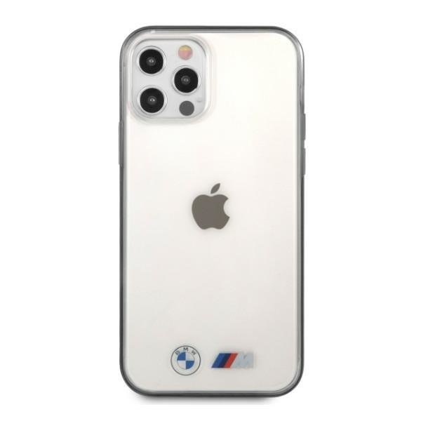 Калъф BMW BMHCP12LMBTOK Sandblast, за Apple iPhone 12 Pro Max, прозрачен