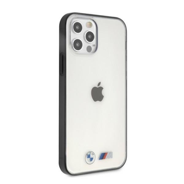 Калъф BMW BMHCP12LMBTOK Sandblast, за Apple iPhone 12 Pro Max, прозрачен