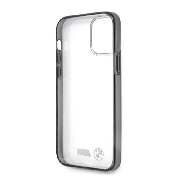 Калъф BMW BMHCP12LMBTOK Sandblast, за Apple iPhone 12 Pro Max, прозрачен