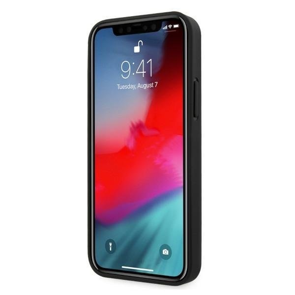 Калъф BMW BMHCP12MRSWPK Leather Perforate, за Apple iPhone 12/12 Pro, черен