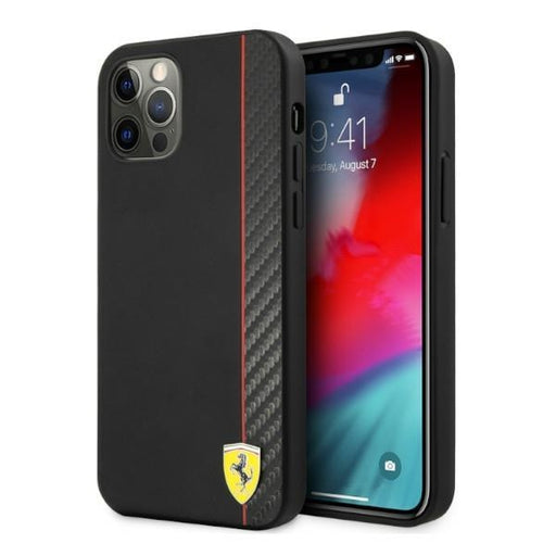 Kейс Ferrari за Apple iPhone 12/12 Pro 6.1’ Черен