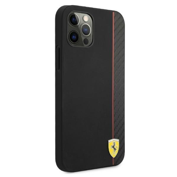 Kейс Ferrari за Apple iPhone 12/12 Pro 6.1’ Черен