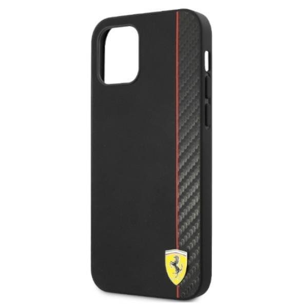 Kейс Ferrari за Apple iPhone 12/12 Pro 6.1", Черен