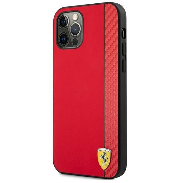 Kейс Ferrari за Apple iPhone 12/12 Pro 6.1’ Червен