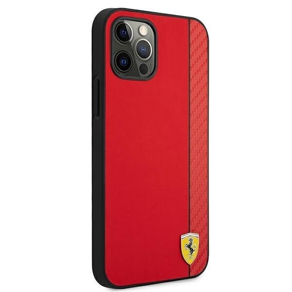 Kейс Ferrari за Apple iPhone 12/12 Pro 6.1’ Червен