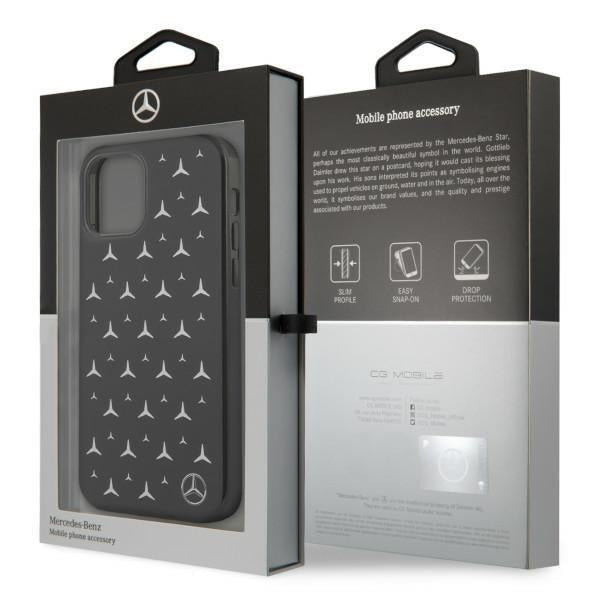 Кейс Mercedes Silver Stars Pattern за Apple iPhone