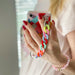 Калъф Color Chain Case за iPhone 12 Pro многоцветен/бял