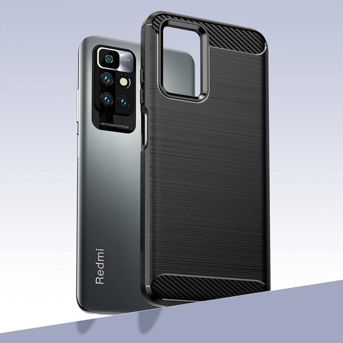 Кейс от TPU материал HQWear за Xiaomi Redmi 10, Черен