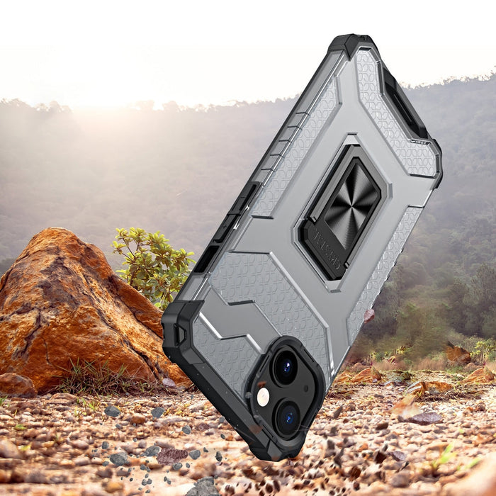 Калъф Crystal Ring Case Kickstand Tough Rugged за