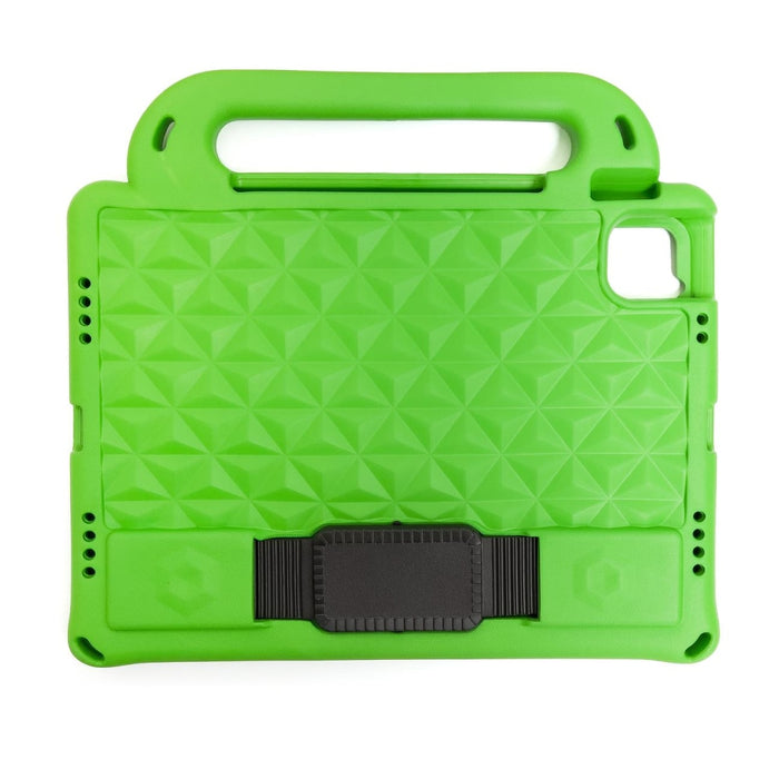 Удароустойчив кейс с държач за стилус HQWear за Samsung Galaxy Tab S7 11", Зелен