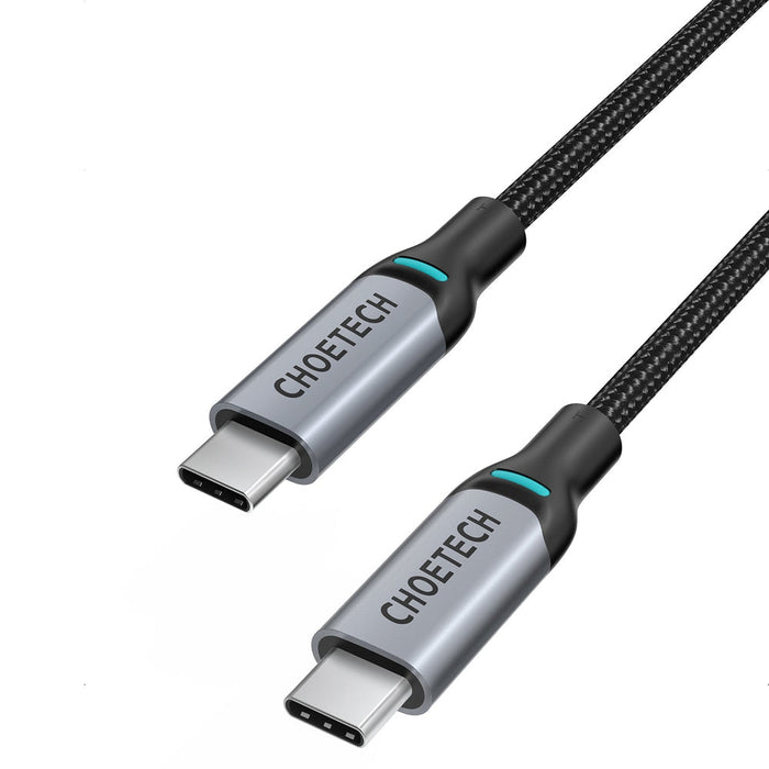 Кабел Choetech MIX00073, USB-C към USB-C, Power Delivery, 100W, 5A, 1.8m, черен