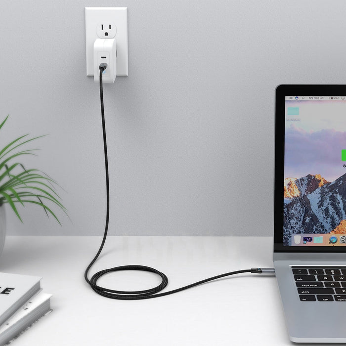 Кабел Choetech MIX00073, USB-C към USB-C, Power Delivery, 100W, 5A, 1.8m, черен