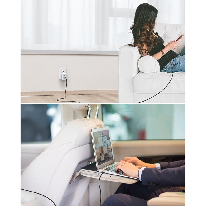 Кабел Choetech MIX00073, USB-C към USB-C, Power Delivery, 100W, 5A, 1.8m, черен