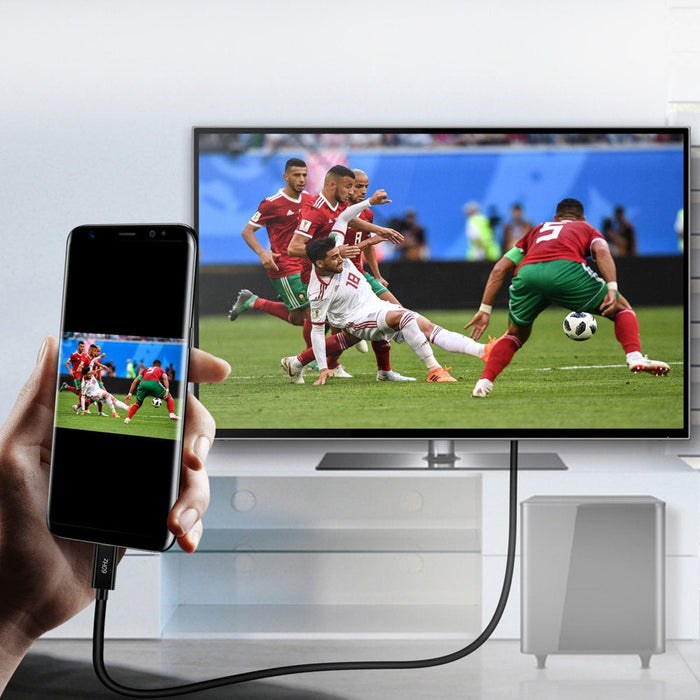 Кабел Choetech CH0019, USB-C - HDMI, 1.8 м, Черен