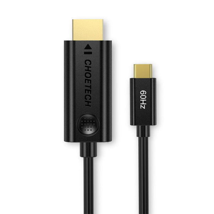 Кабел Choetech CH0019, USB-C - HDMI, 1.8 м, Черен
