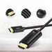 Кабел Choetech CH0019 USB - C - HDMI 1.8 м Черен